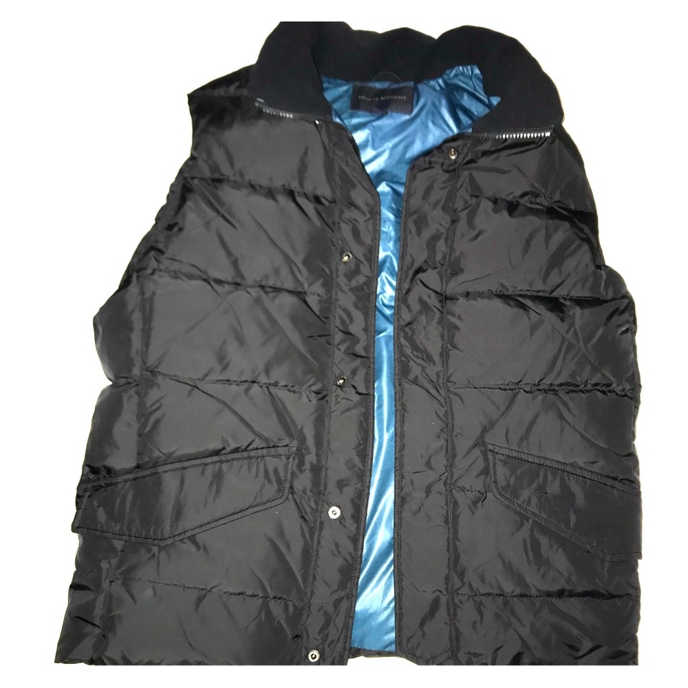 Banana Republic Black Puffer vest